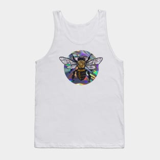 jeweled bee bug insect print Tank Top